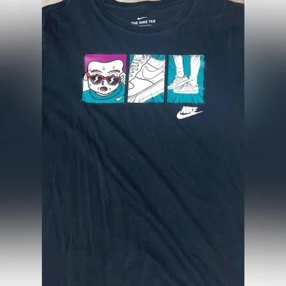 Nike XL mangle blocks men’s short sleeve tee shirt - Picture 2 of 3